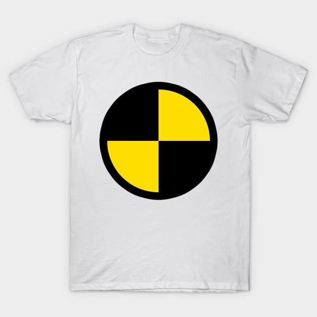 Crash test dummy T-Shirt by  The best hard hat stickers 